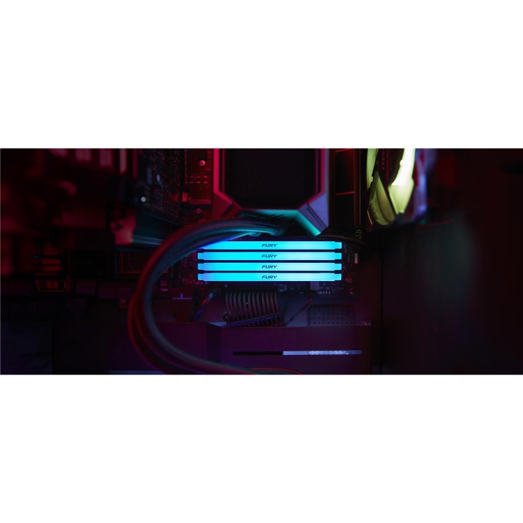 Kingston FURY Beast RGB 64GB (2x32GB) DIMM 3600MT/s DDR4 Desktop Memory