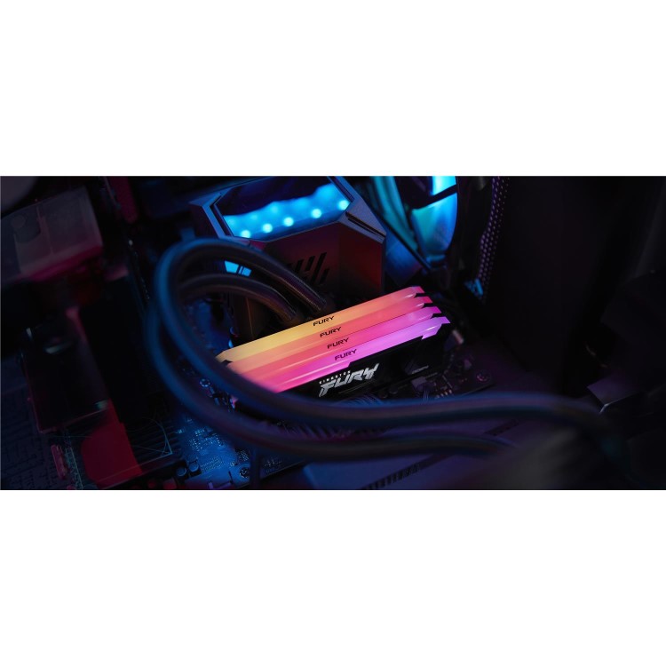 Kingston FURY Beast RGB 64GB (2x32GB) DIMM 3600MT/s DDR4 Desktop Memory
