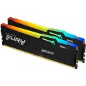 KF560C36BBEAK2-64 Kingston FURY Beast RGB 64GB (2x32GB) DIMM 6000MT/s DDR5 Desktop Memory