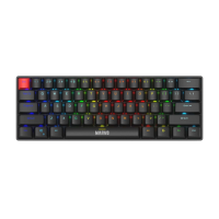 Marvo Scorpion KG933G Saber 61 Wired Mechanical RGB 60% UK Layout Gaming Keyboard Black