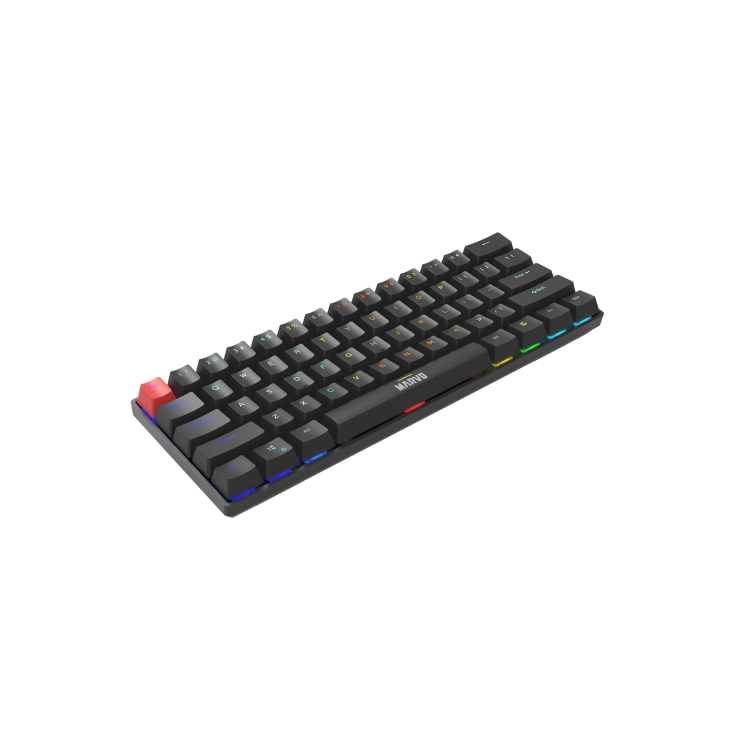 Marvo Scorpion KG933G Saber 61 Wired Mechanical RGB 60% UK Layout Gaming Keyboard Black