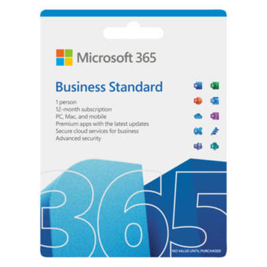 Microsoft 365 Business Standard 1 User 1 Year Subscription