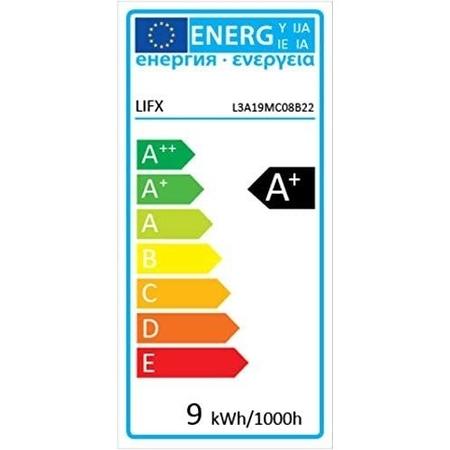 LiFX Smart Mini Colour and White WiFi LED Light Bulb with B22 Bayonet Ending - Google Assistant & Alexa compatible