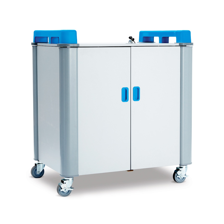 LapCabby 32 Laptops or Chromebooks up to 17? Vertical Charging Trolley