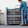 LapCabby 32 Laptops or Chromebooks up to 17? Vertical Charging Trolley