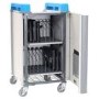 LapCabby 16 Vertical Compact - 16-Device Mobile Charging Trolley for Laptops & Chromebooks up to 17"