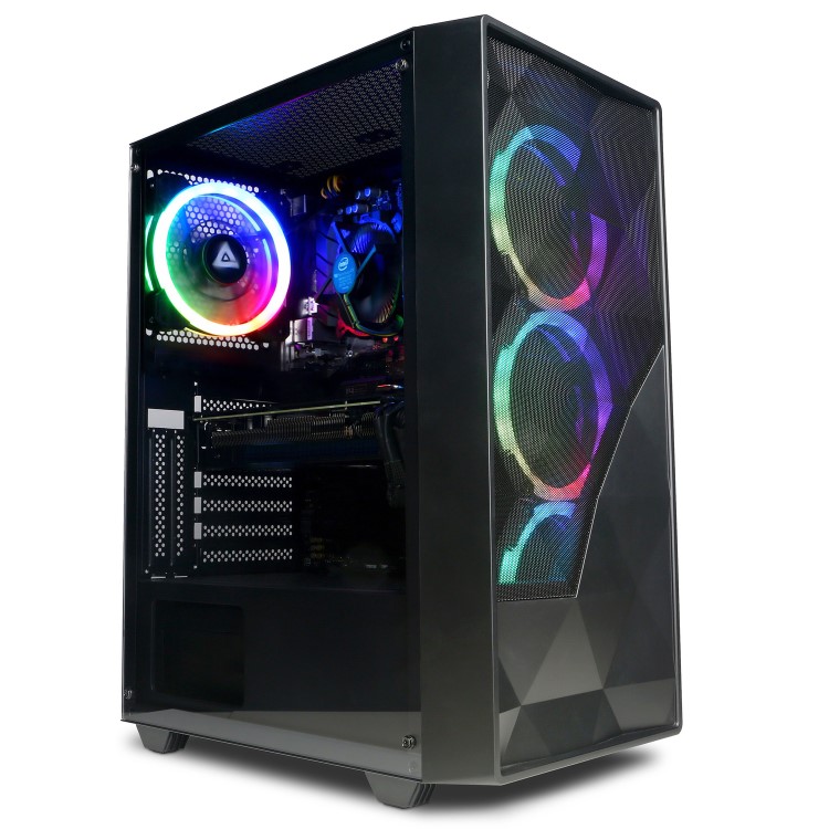 CyberPowerPC Eurus Intel Core i5-12400F 16GB RAM 1TB SSD RTX 4070 Windows 11 Home Gaming PC