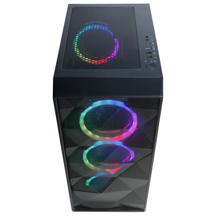 Refurbished CyberPowerPC Eurus AMD Ryzen 5 5600G 8GB RAM 500GB M.2 NVMe SSD + 23.8" FHD 100Hz 1ms Gaming Monitor