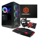 CyberPowerPC Eurus AMD Ryzen 5 5600G 8GB RAM 500GB M.2 NVMe SSD + 23.8" FHD Gaming Monitor