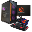 CyberPowerPC Amethyst AMD Ryzen 5 5500 RTX 5060 16GB RAM 1TB SSD + 23.8" FHD Gaming Monitor