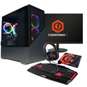 CyberPower PC Amethyst Intel Core i5 12400F GeForce RTX 4060 16GB RAM 1TB SSD + 23.8" FHD Gaming Monitor