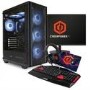 CyberPowerPC Blaze AMD Ryzen 5 5500 16GB RAM 1TB SSD RTX 5050 + 23.8" FHD Gaming Monitor Bundle