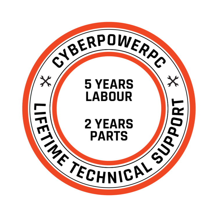 CyberPowerPC Blaze AMD Ryzen 5 5500 16GB RAM 1TB SSD RTX 5050 + 23.8" FHD Gaming Monitor Bundle