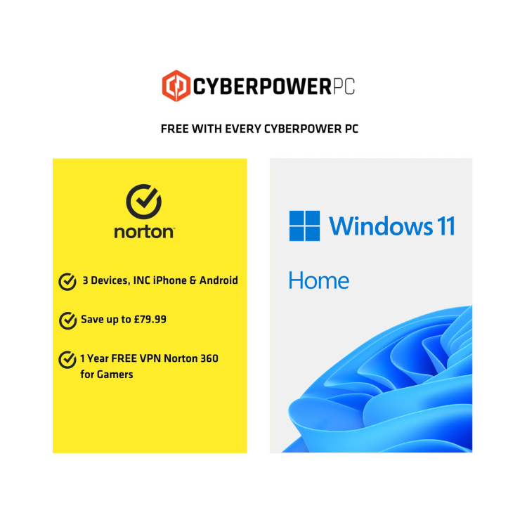 CyberPowerPC SFF Intel Core i5-14400T 16GB RAM 1TB SSD Windows 11 Pro Mini PC