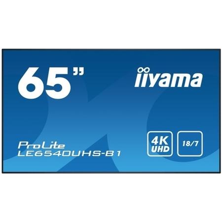 Iiyama ProLite LE6540UHS-B1 65" 4K Ultra HD Large Format Display