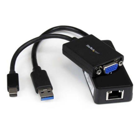Lenovo&reg; ThinkPad&reg; X1 Carbon VGA and Gigabit Ethernet Adapter Kit - MDP to VGA - USB 3.0 to GbE