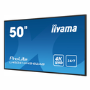 Iiyama 50" Professional Digital Signage display with 4K UHD resolution and 24/7 operating time