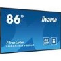 Iiyama 86" 4K UHD professional digital signage display with advanced control and connectivity options