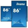 Iiyama 86" 4K UHD professional digital signage display with advanced control and connectivity options