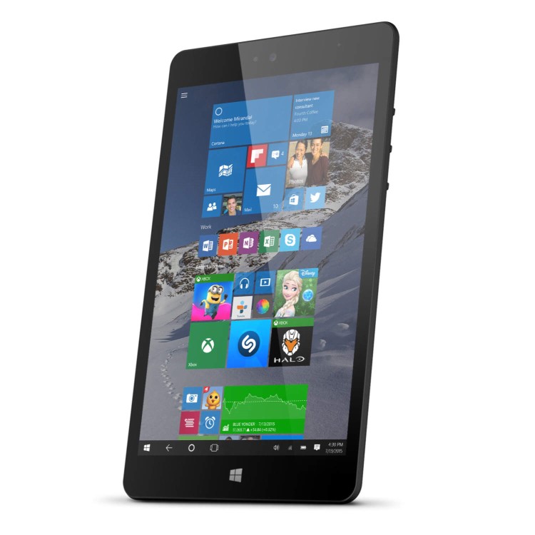 Linx 810 Quad Core 1GB 32GB SSD 8 inch IPS Windows 10 Wi-Fi Tablet in Black