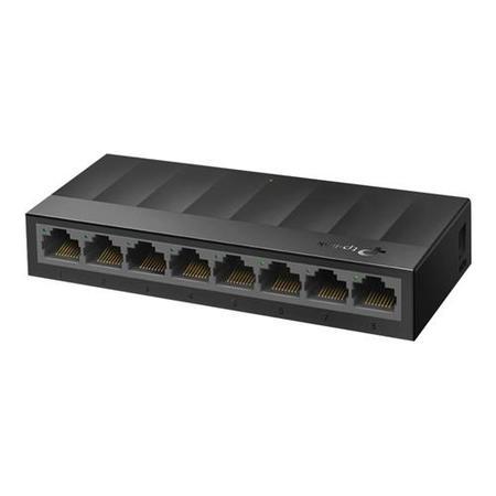 TP-Link LiteWave LS1008G - Switch - unmanaged - 8 x 10/100/1000 - desktop wall-mountable