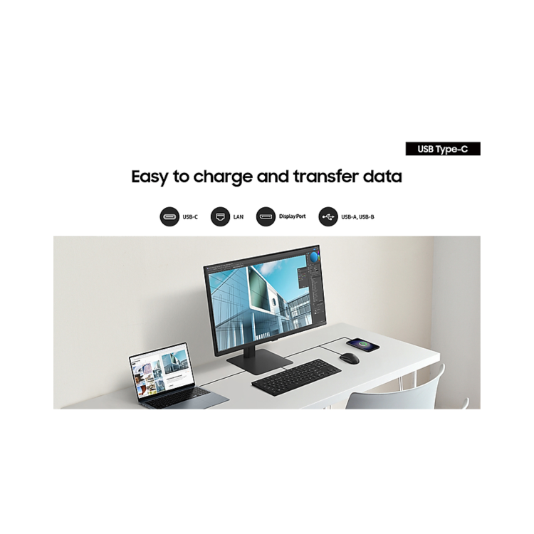 Samsung ViewFinity S60UD 24" IPS QHD 100Hz USB-C Monitor