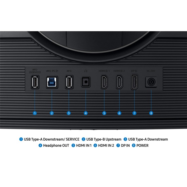 Samsung Odyssey G7 G75F 40" VA UWQHD 5K2K 180Hz 1ms Curved Gaming Monitor