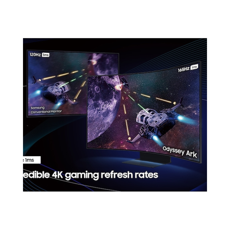 Samsung Odyssey Ark G97NC 55" VA 4K UHD Mini LED 165Hz 1ms Curved Gaming Monitor