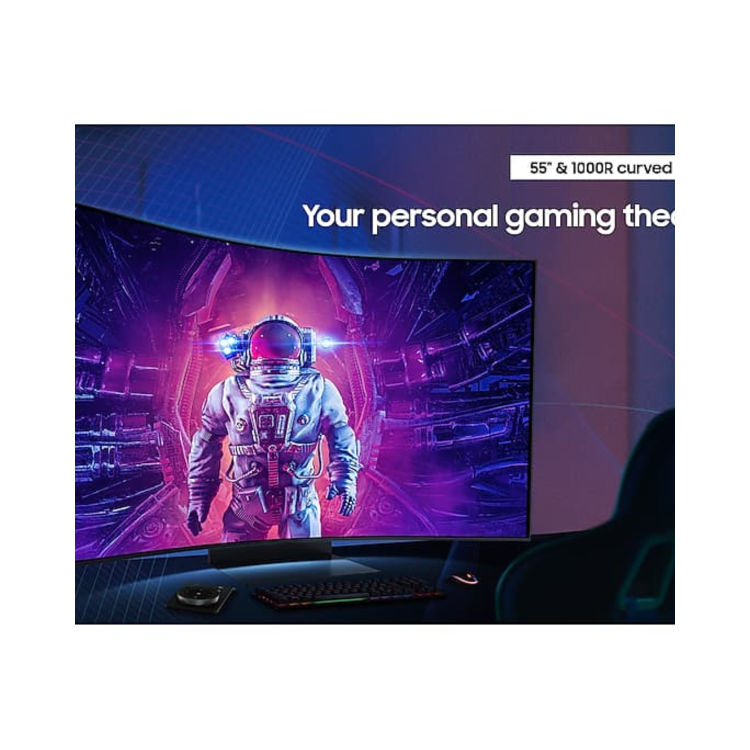 Samsung Odyssey Ark G97NC 55" VA 4K UHD Mini LED 165Hz 1ms Curved Gaming Monitor