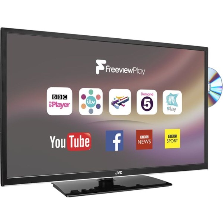 GRADE A3 - JVC LT-32C675 32" Smart LED TV With built in DVD Player