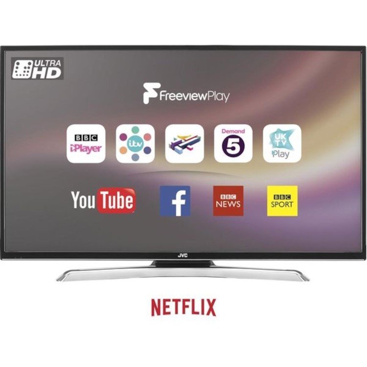 GRADE A2 Refurb JVC LT-43C870 43" Smart 4K Ultra HD HDR LED TV
