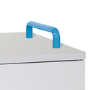 LapCabby Lyte Single Door 10 Laptops or Chromebooks and Tablets up to 15.6" Charging Trolley