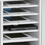 LapCabby Lyte Single Door 10 Laptops or Chromebooks and Tablets up to 15.6" Charging Cabinet