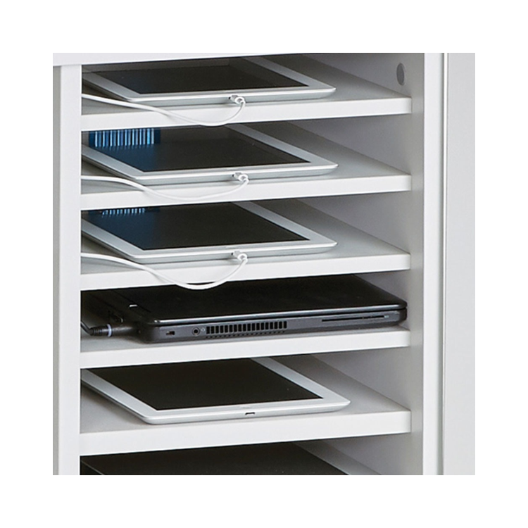 LapCabby Lyte Single Door 10 Laptops or Chromebooks and Tablets up to 15.6" Charging Cabinet