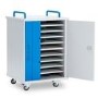 LapCabby Lyte Single Door 10 Laptops or Chromebooks and Tablets up to 15.6" Charging Trolley