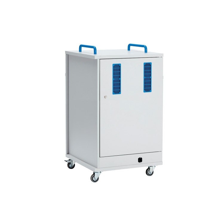 Lyte Single Door 20 Metal Shelf - Mobile unit for 20 laptops tablets or chromebooks up to 15.6'