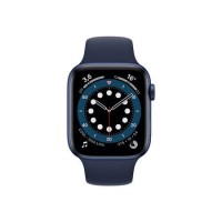 Apple Watch Series 6 GPS - 44mm Blue Aluminium Case with Deep Navy Sport Band - Regular Apple Watch Series 6 GPS - 44mm Blue Aluminium Case with Deep Navy Sport Band - Regular
