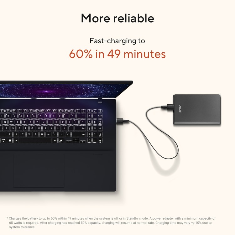 ASUS Vivobook 18 AMD Ryzen AI 7 16GB RAM 1TB SSD 144Hz 18 Inch Windows 11 Laptop