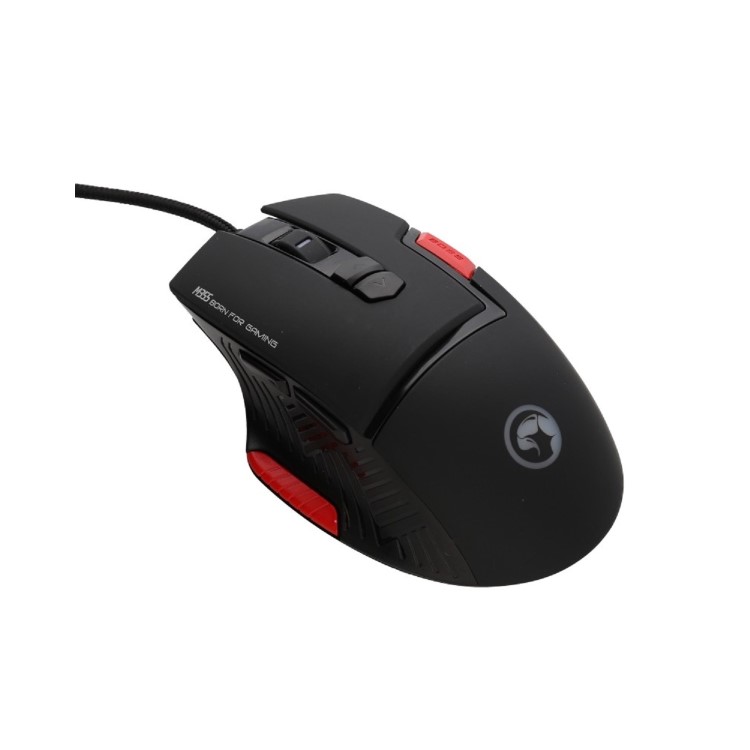 Marvo Scorpion M355 Optical Red Backlight Wired Gaming Mouse and Mouse Pad