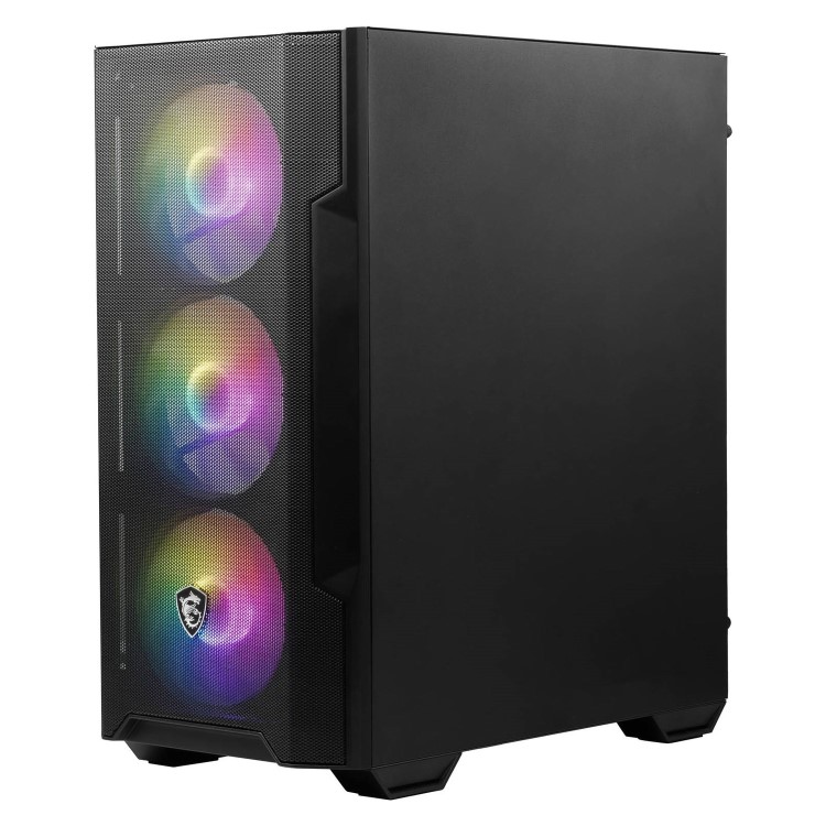 MSI MAG FORGE M100R Mid Tower Gaming Case Black