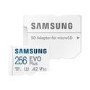 Samsung EVO Plus 256GB UHS-1 Micro SD Card + Adapter - Blue
