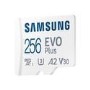 Samsung EVO Plus 256GB UHS-1 Micro SD Card + Adapter - Blue