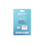 Samsung EVO Plus 512GB MicroSDXC Memory Card + microSD to SD adapter