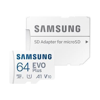 Samsung EVO Plus 64GB UHS-1 Micro SD Card Memory Card + SD Adapter
