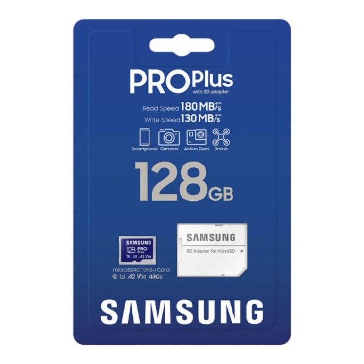 Samsung FC 128GB PRO Plus microSD with Adapter