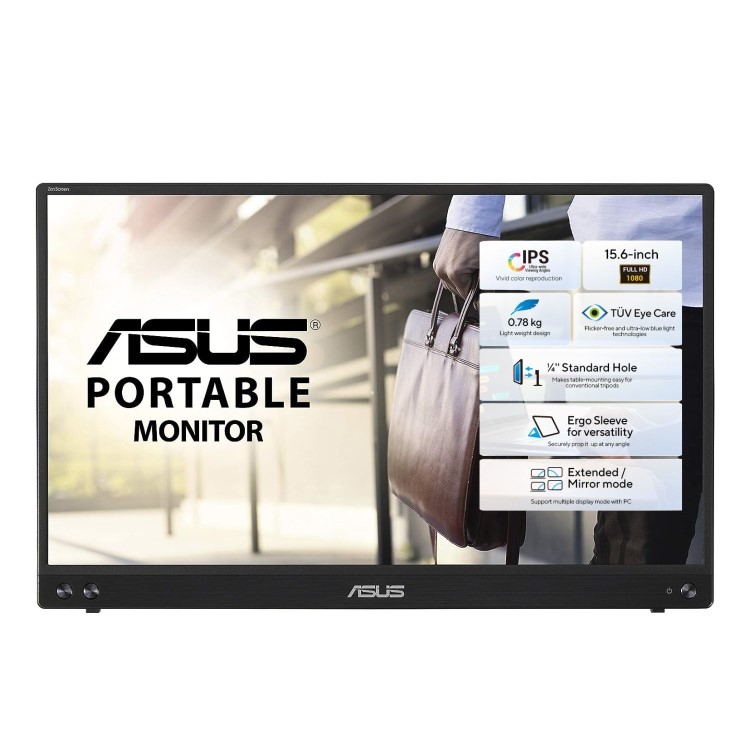 ASUS ZenScreen MB166C 15.6" IPS Full HD USB-C Portable Monitor