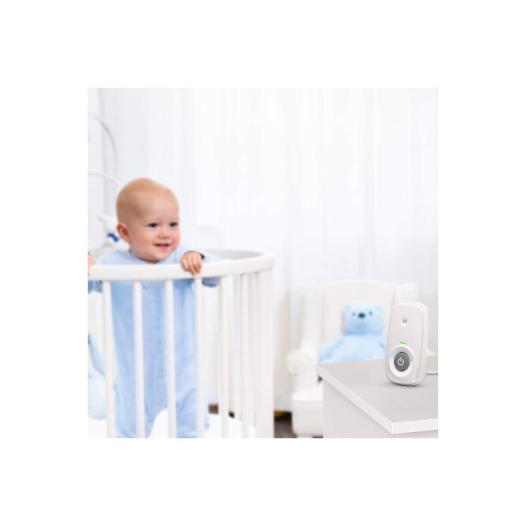 Motorola MBP24 Baby Monitor with 2-way Audio - White