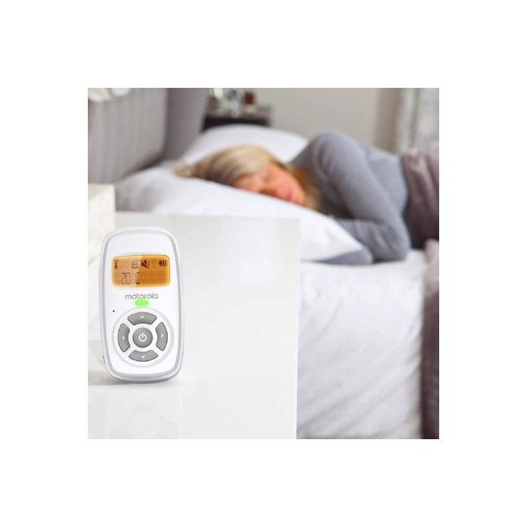 Motorola MBP24 Baby Monitor with 2-way Audio - White