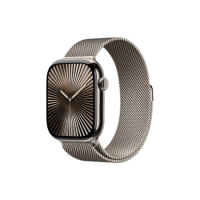 Apple Watch Series 10 GPS + Cellular 46mm Natural Titanium Case with Natural Milanese Loop - S/M Apple Watch Series 10 GPS + Cellular 46mm Natural Titanium Case with Natural Milanese Loop - S/M