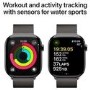 Apple Watch Series 10 GPS + Cellular 46mm Slate Titanium Case with Slate Milanese Loop - S/M